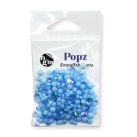 Buttons Galore and More - Popz Collection - Embellishments - Blue Ice
