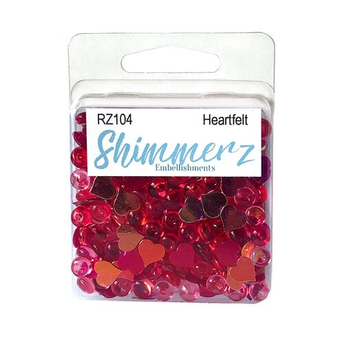 Buttons Galore and More - Shimmerz Collection - Embellishments - Heart Felt
