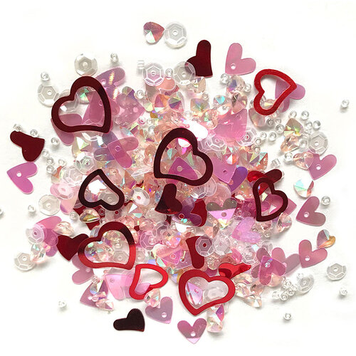 Buttons Galore and More - Sparkletz Collection - Embellishments - Sweethearts