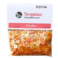 Buttons Galore and More - Sequinz Collection - Embellishments - Peaches