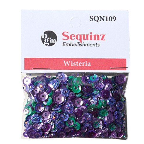 Buttons Galore and More - Sequinz Collection - Embellishments - Wisteria
