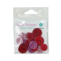 Buttons Galore and More - Embellishments - Button Theme Packs - Sugar Shoppe - Valentine Glitter