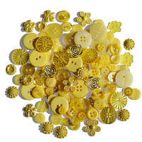 Buttons Galore and More - Treasure Box Collection - Embellishments - Citrus Splash