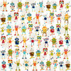 Bella Blvd - Super Stud Collection - 12 x 12 Paper - Robot Love, BRAND NEW