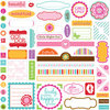 Bella Blvd - Flirty Collection - 12 x 12 Cardstock Stickers - Label Additions