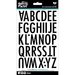 Bella Blvd - Illustrated Faith - 5 x 9 Alphabet Stickers - Big and Bold - Black Eyed Pea