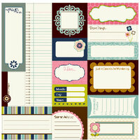 Bella Blvd - Estate Sale Collection - 12 x 12 Cardstock Stickers - Bella Blurbs, CLEARANCE