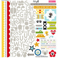 Bella Blvd - Riley Collection - 12 x 12 Cardstock Stickers - Treasures and Text