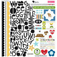 Bella Blvd - Rover Collection - 12 x 12 Cardstock Stickers - Treasures and Text