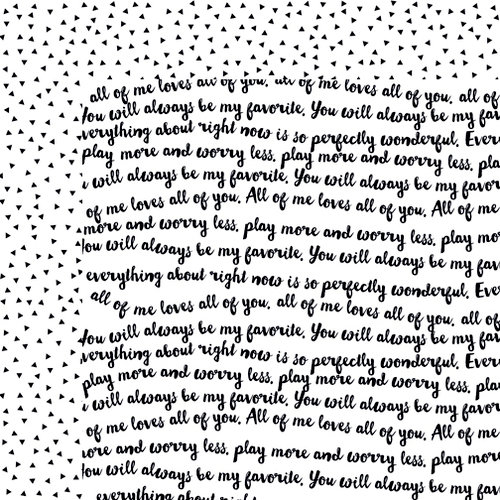 Bella Blvd - Just Add Color Collection - 12 x 12 Double Sided Paper - Speak Freely