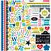 Bella Blvd - Just Add Color Collection - 12 x 12 Cardstock Stickers - Treasures and Text