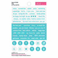 Bella Blvd - Just Add Color Collection - Little Bits - Ice