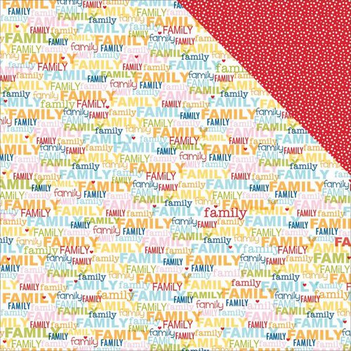 Bella Blvd - Family Frenzy Collection - 12 x 12 Double Sided Paper - A Lot Going On