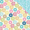 Bella Blvd - Family Frenzy Collection - 12 x 12 Double Sided Paper - Donut Day
