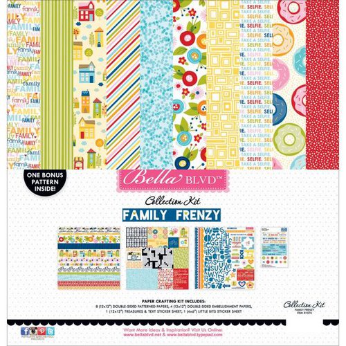 Bella Blvd - Family Frenzy Collection - 12 x 12 Collection Kit