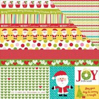 Bella Blvd - Make It Merry Collection - Christmas - 12 x 12 Double Sided Paper - Borders and Bits