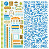 Bella Blvd - All Inclusive Collection - 12 x 12 Cardstock Stickers - Alphabet and Bits, CLEARANCE