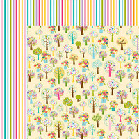 Bella Blvd - Sweet Sweet Spring Collection - 12 x 12 Double Sided Paper - Buds and Blooms