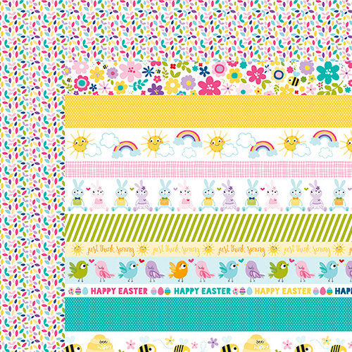 Bella Blvd - Sweet Sweet Spring Collection - 12 x 12 Double Sided Paper - Borders