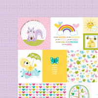 Bella Blvd - Sweet Sweet Spring Collection - 12 x 12 Double Sided Paper - Daily Details