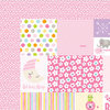 Bella Blvd - Sweet Baby Girl Collection - 12 x 12 Double Sided Paper - Daily Details