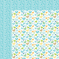 Bella Blvd - Cute Baby Boy Collection - 12 x 12 Double Sided Paper - He Stole My Heart