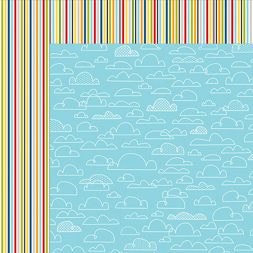 Bella Blvd - Lets Go Collection - 12 x 12 Double Sided Paper - Perfect Weather