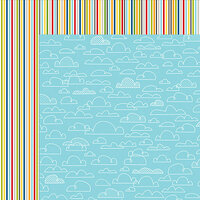 Bella Blvd - Lets Go Collection - 12 x 12 Double Sided Paper - Perfect Weather