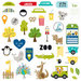 Bella Blvd - The Zoo Crew Collection - Die Cut Cardstock Pieces