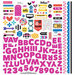 Bella Blvd - Addison Collection - 12 x 12 Cardstock Stickers - Fundamentals