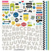 Bella Blvd - Alex Collection - 12 x 12 Cardstock Stickers - Fundamentals