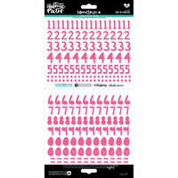 Bella Blvd - Illustrated Faith - Cardstock Stickers - Numbers - Homespun - One in a Melon