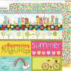 Bella Blvd - Sunny Happy Skies Collection - 12 x 12 Double Sided Paper - Borders N' Blocks, CLEARANCE