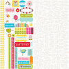 Bella Blvd - Sunny Happy Skies Collection - 12 x 12 Cardstock Stickers - Alphabet and Bits, CLEARANCE