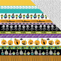Bella Blvd - Spooktacular Collection - Halloween - 12 x 12 Double Sided Paper - Borders