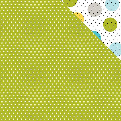 Bella Blvd - Oh My Stars Collection - 12 x 12 Double Sided Paper - Pickle Juice Stars