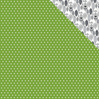 Bella Blvd - Oh My Stars Collection - 12 x 12 Double Sided Paper - Guacamole Stars