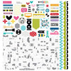 Bella Blvd - Oh My Stars Collection - 12 x 12 Cardstock Stickers - Fundamentals