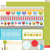 Bella Blvd - Hello Beautiful Collection - 12 x 12 Double Sided Paper - Borders N' Blocks, CLEARANCE