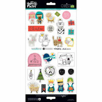 Bella Blvd - Illustrated Faith - CHRISTmas Collection - Cardstock Stickers - Elements