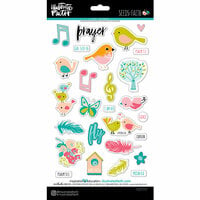 Bella Blvd - Illustrated Faith - Seeds of Faith Collection - Puffy Stickers - Icons
