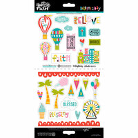 Bella Blvd - Illustrated Faith - Delight in His Day Collection - Cardstock Stickers - Elements