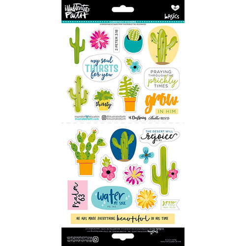 Bella Blvd - Illustrated Faith - Cardstock Stickers - Prickly Times