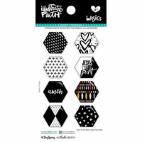 Bella Blvd - Illustrated Faith - Epoxy Stickers - Hexies - Black Eyed Pea