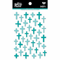 Bella Blvd - Illustrated Faith - Puffy Stickers - Crosses - Oh My Heavens Mix