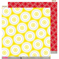 Bella Blvd - Socialite Collection - 12 x 12 Double Sided Paper - Dance Circle