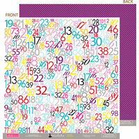 Bella Blvd - Socialite Collection - 12 x 12 Double Sided Paper - Countdown