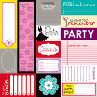 Bella Blvd - Socialite Collection - 12 x 12 Cardstock Stickers - Bella Blurbs