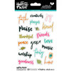 Bella Blvd - Illustrated Faith - Gratitude Documented Collection - Clear Stickers