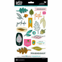 Bella Blvd - Illustrated Faith - Gratitude Documented Collection - Chipboard Stickers - Icons
